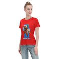 thumbnail image 4 of Women's Basic Short Sleeve T-Shirt Super Saiyan, 4 of 6
