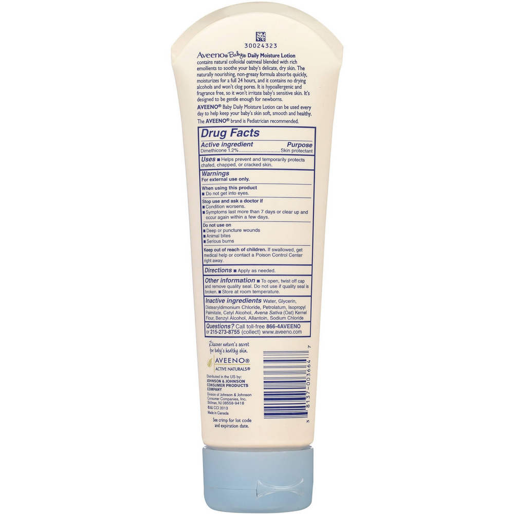 Aveeno Baby Daily Moisture Lotion, 8 Oz photo 4