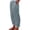 Grey, variant on EDFBUYKRS Female Women Pants Casual Sweatpants for Women Petite Length Short Women Solid Linen Trouser Pant Casual Baggy Elastic Waist Trouser Wide Leg Pant with Pocket Fashion Pant Xxxxl