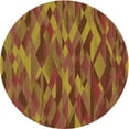 thumbnail image 1 of Ahgly Tapis d'Intérieur Lavable en Machine Carré Rouge Tomate, 3 Pieds Carré, 1 of 7