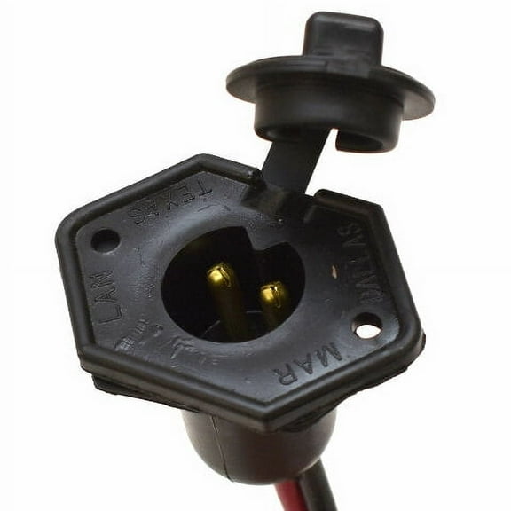 Mar-Lan Boat Trolling Motor Plug Receptacle | 2-Pin 8AWG