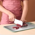 thumbnail image 3 of Double Sided Stainless Steel Cutting Board, 35x22cm Strong Adhesive Meat Vegetable Fruit Fish Cheese Cutting Board for Kitchen, 3 of 7