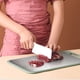 thumbnail image 3 of Tabla de Cortar de Acero inoxidable, Tabla de Cortar de Doble Cara antideslizante con Asa, Tabla de Cortar de Cocina para frutas, Verduras, Carne, 3 of 7