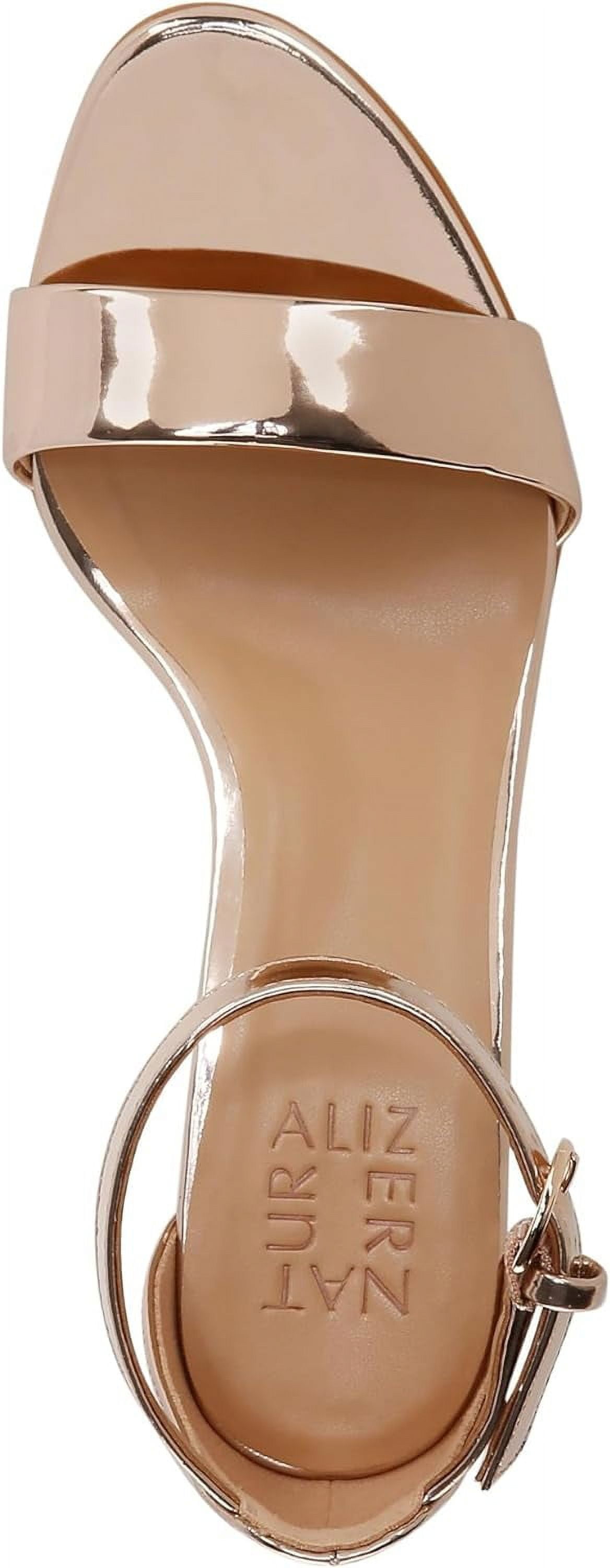 Naturalizer Women's Vera Ankle Strap Sandals Rose Gold 12W
