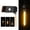 Orange, variant on Bicycle Tail Light with Dripping Effect, Rechargeable LED Rear Light for Night Riding, Waterproof Cycling Safety Light, 6 Vibrant Colors