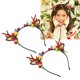 thumbnail image 3 of Diademas Navideñas, Aros Elásticos Lindos Para El Cabello Navideños Para Cosplay, 3 of 7