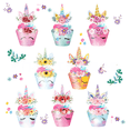 thumbnail image 2 of Juego de decoración para fiesta de cumpleaños ENTASSER temática de unicornio, 2 of 5