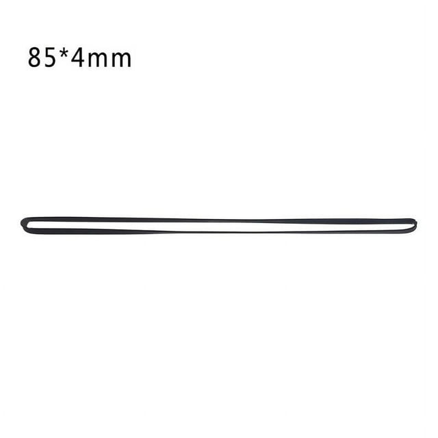 Replacement Turntable Belt Rubber Flat Drive Belt for Record Player Walkman DVD CD-ROM Repeater Phono 4mm Wide Belt 63HD 85mm