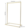 thumbnail image 2 of Metal Clothes Rack Gold Pipe Clothing Rack Garment Rack Freestanding Clothes Display Rack, Laundry Drying Rack for Home Retail Hanging Clothes Dresses Scarves Towels, 2 of 11
