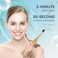 thumbnail image 5 of GUFICLE Sonic Bamboo Electric Toothbrush, 5 Modes, 4 Heads, 80-Day Battery, Sustainable & Rechargeable for Adults, 5 of 6