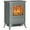 Gray#0, variant on Indoor Fireplaces HOMCOM 41.3" 1500W Electric Wall-Mounted Fireplace with Flame Effect, 7 Color Background Light, Black,Gas Indoor Fireplaces