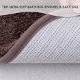 thumbnail image 4 of Carvapet Non-Slip Bath Mat Microfiber Soft Bathroom Mats, 20"x 32", Dark Coffee, 4 of 6