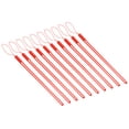 thumbnail image 1 of Unique Bargains Lot de 10 Bracelet de Poignet Sangle de Poignet Lanière en Silicone Bracelet Rouge, 1 of 5