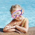 thumbnail image 2 of Leeye Kids Swim Goggles, Electroplated Anti-Fog Waterproof Diving Goggles for Children, Large Frame Swim Mask with Earplugs & Nose Clip, E, 2 of 9