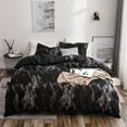 thumbnail image 3 of Bedding marble pattern plain printed quilt cover sheet three four piece set, 3 of 5