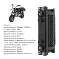 thumbnail image 2 of <p>Motorcycle Oil Radiator Set, Improve Performance Oil Cooling System Kit Fast Heat Dissipation Aluminum Durable  For 125 50cc To 150cc Dirt Pit Bike</p>, 2 of 7
