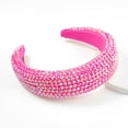thumbnail image 4 of Women's Sparkling Crystal Padded Rhinestone Wide Bejeweled Hair Headband Party Hairband Hair Accessories, 4 of 5