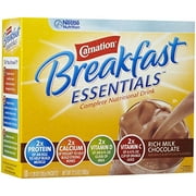 Angle View: Carnation Instant Breakfast Powder, Rich Milk Chocolate, 10 pk (Pack of 2)