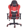 thumbnail image 2 of ViscoLogic GT3 X Série Ergonomique Premium Pivotante Réglable Inclinable Home Bureau Ordinateur de Jeu Chaise (Noir-Rouge-Blanc), 2 of 7