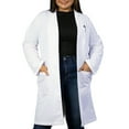thumbnail image 4 of Panda Uniform by HeedFit Unisex 40" Lab Coat, 7XL, White, 4 of 7