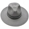 thumbnail image 2 of Visland Men Sun Hat Wide Brim Sunscreen Washable Friendly to Skin Beach Hat for Summer, 2 of 3