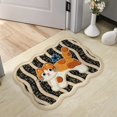 thumbnail image 4 of Absorbent Bathroom Rug | Non-Slip Floor Mat for Shower, Tub, and Sink | Quick-Dry Polyester Carpet for Bedroom, Kitchen, and Entryway | Washable Anti-Skid Foot Pad, 4 of 6