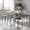 Black, variant on Demi Bonn Set of 6 Portable Plastic Stack Stools, Dining Chairs with Stackable Space Saving Design, Black