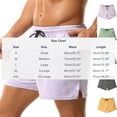thumbnail image 3 of BRGZLK Mens Solid Color Casual Shorts Workout Quick Drying Running Shorts Inseam Sweatshorts Outdoor Fitness Basketball Pants Sports with Pockets, 3 of 5