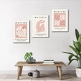 thumbnail image 3 of Hieng Matisse Abstract Canvas Wall Art Pink Flower Market Poster Prints Modern Aesthetic Pictures Minimalist Wall Decor Painting for Living Room Bedroom Bathroom Unframed, 3 of 6