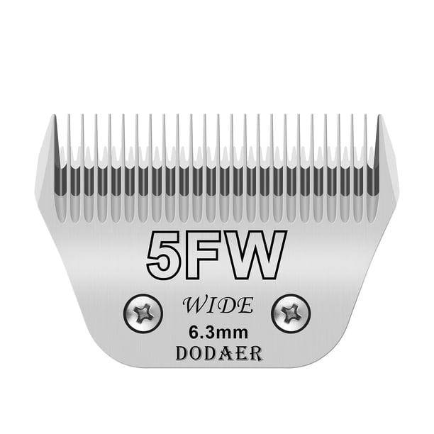 Cuchilla de peluquería canina DODAER 5FW compatible con Andis, Oster y Wahl