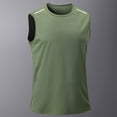 thumbnail image 2 of Gibobby Men Tank Tops 1 Pack Men's Quick Dry Tank Tops Breathable Sleeveless Muscle Shirts for Active Men(XXL,AG), 2 of 9