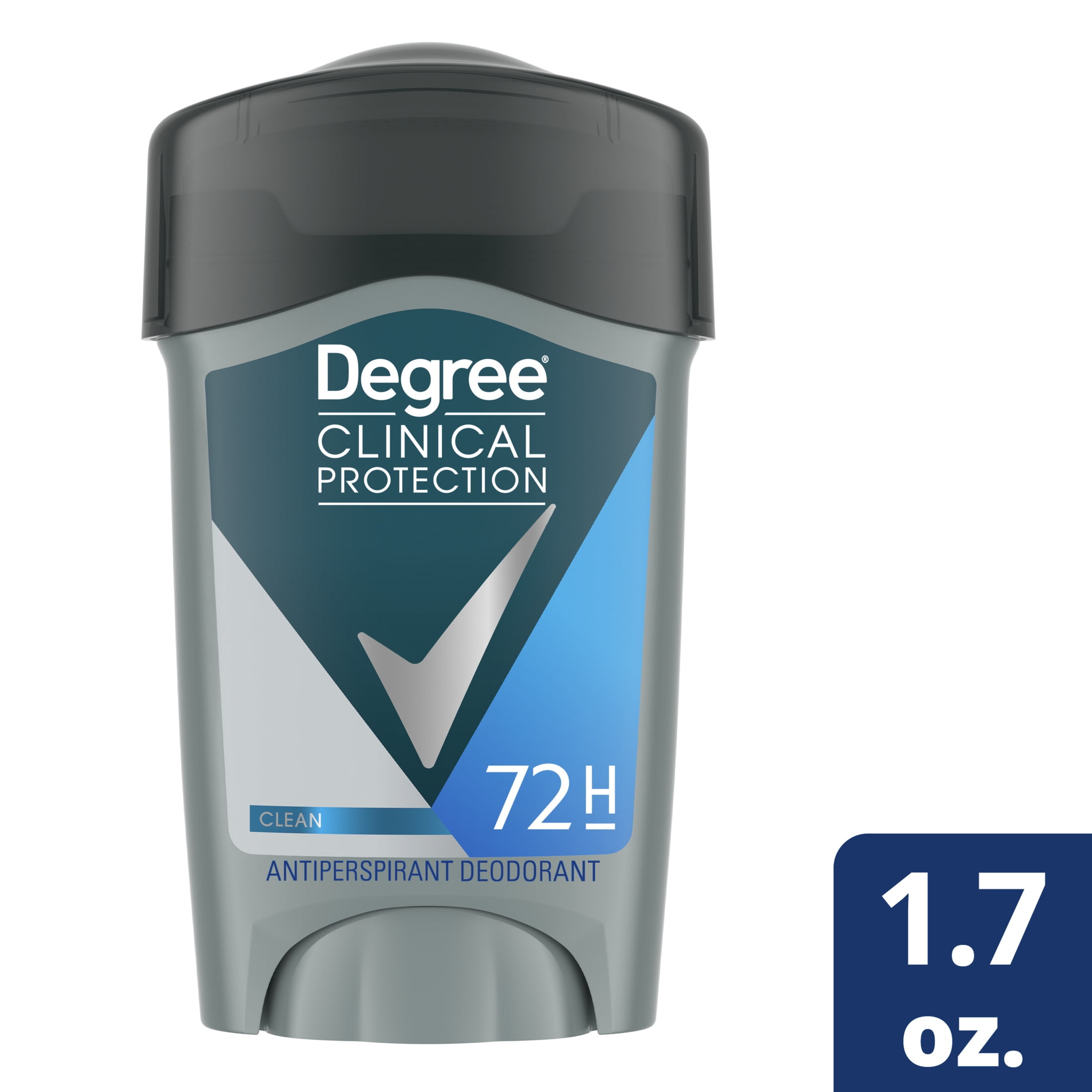 Degree Men 72H Antiperspirant Deodorant Clean with MotionSense, 1.7 oz