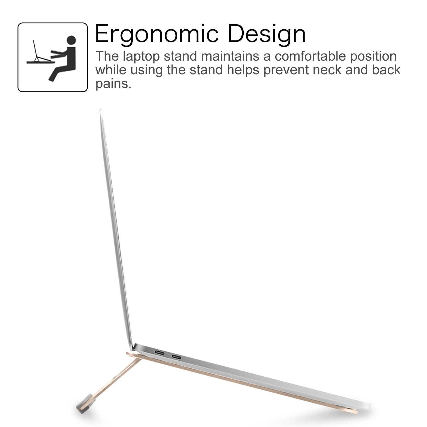 Fintie Aluminum Portable Laptop Stand for MacBook/iPad Pro/Samsung/RCA/Lenovo/Tablet/Notebook 9-17" Holder