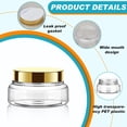 thumbnail image 3 of Frascos de plástico Tessco, paquete de 24 con tapas, 150 ml, rellenables para cosméticos, 3 of 7