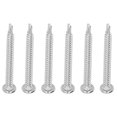 thumbnail image 3 of Vis Auto-Perçantes Tête Ronde, 50 Pcs Kit de Vis Auto-Perçantes Ensemble de Vis Auto-Perçantes Performance Puissante, 3 of 7