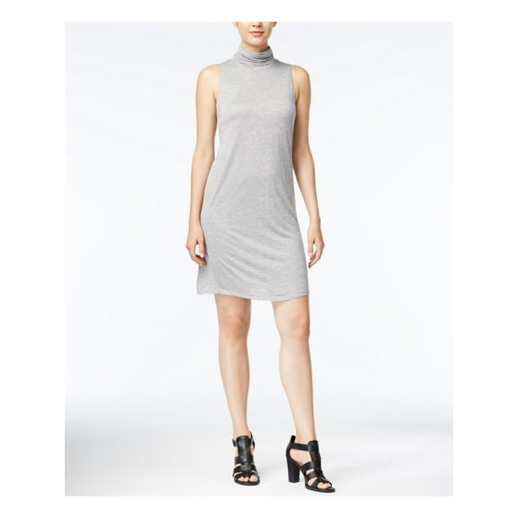 KENSIE $69 Womens New 1670 Gray Cowl Neck Sleeveless Shift Dress XS B B
