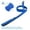 Royal Blue, variant on Voyager Reflective Leash Collar Set with Neoprene Handle, 5ft Long, Supports Small, Medium, and Large Breed Puppies, Cute and Heavy Duty for Walking, Running, and Training - Pink, S
