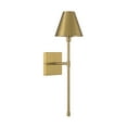 thumbnail image 2 of Warm Brass One Light Wall Sconce from the Jefferson Collection, 2 of 5