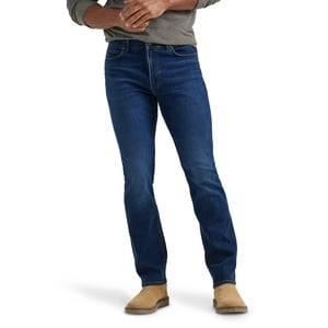 Lee Men's Extreme Motion Regular Straight Jean, Black