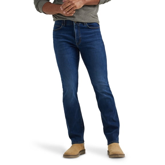 Lee Men's Extreme Motion Regular Straight Jean with Flex Waistband