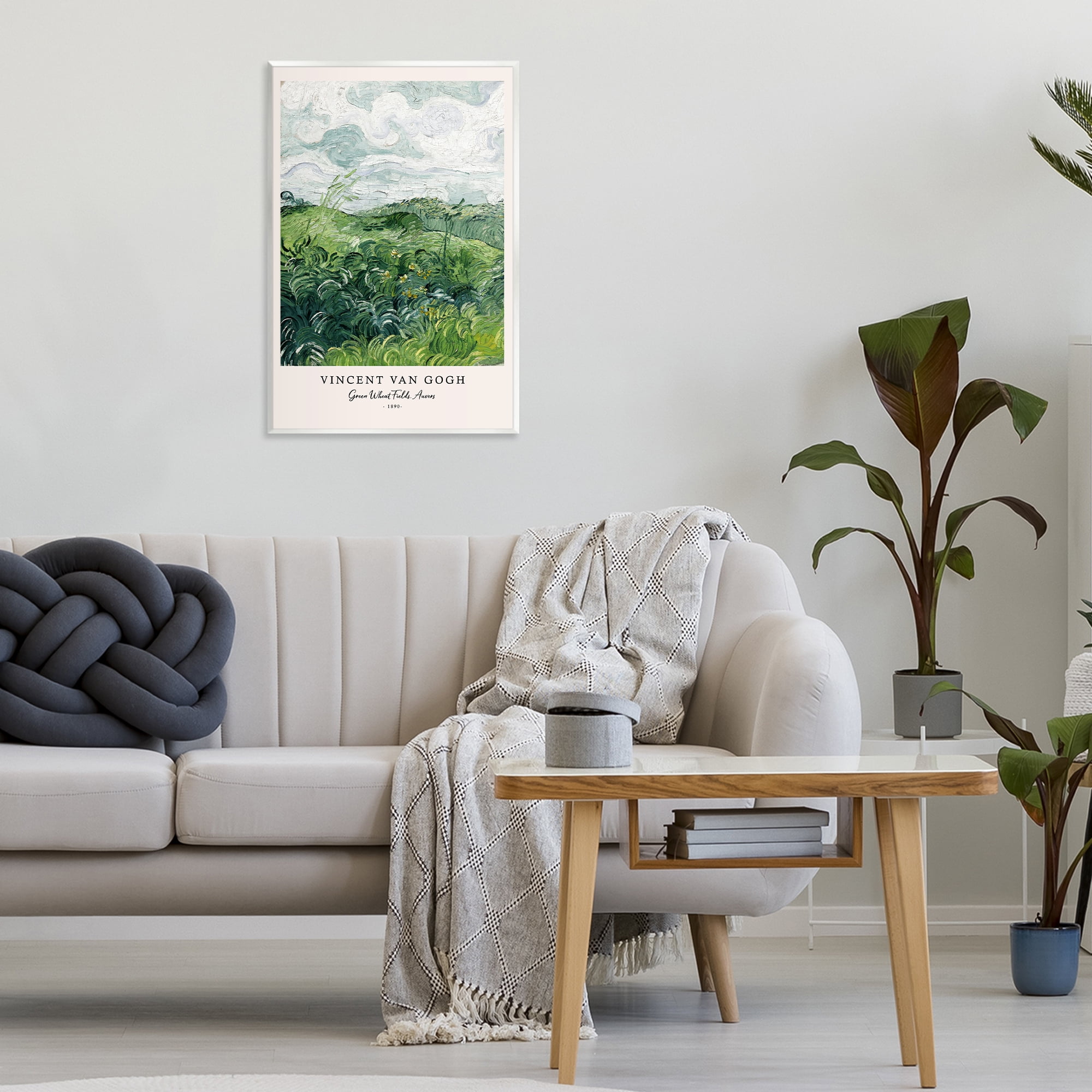 Stupell Industries Classic Green Wheat Fields Wall Plaque Art, design by Vintage Hustle
