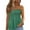 Green, variant on Womens Tube Tops Summer Strapless Bandeau Tank Casual Loose Tunic Sleeveless Shirts Off the Shoulder Flowy Blouses Orange M