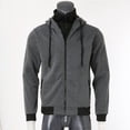 thumbnail image 4 of Vedolay Men's Cardigan Long Sleeve Open Front Sweaters Knit Coat with Pockets Dark Gray,4XL, 4 of 4