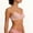 #0451-Pink, variant on Puyaiuu Women Striped Bow Wireless Sports Bra Soft Stretch Comfort Daily Active Underwear Pink 38 Gift