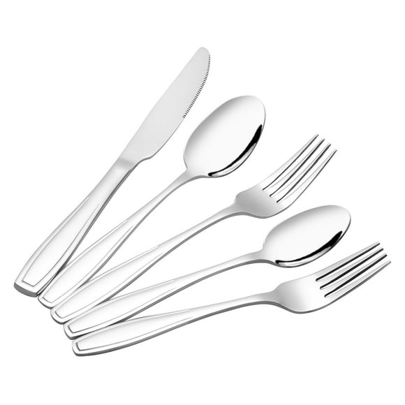 Pekky 40-Piece Silverware Set for 8, Stainless Steel Flatware Cutlery Set for Home Restaurant Hotel