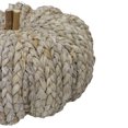 thumbnail image 3 of 9.5" Beige Weaved Autumn Harvest Table Top Pumpkin, 3 of 4