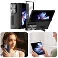 thumbnail image 7 of Dteck for Samsung Galaxy Z Fold 6 Case with S Pen Slot & Hinge Protection Tempered Glass Screen Protector Full-Body Military Drop Phone Case for Z Fold 6 Case with Kickstand & Belt Clip,Black, 7 of 7
