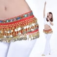 thumbnail image 2 of Accesorios de Disfraz Hugo Bufanda de Cadera Cinturón Danza del Vientre Mujer Rojo, 2 of 9
