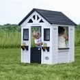 thumbnail image 5 of Backyard Discovery Sweetwater White Cedar Wooden Kids Playhouse, Play Kitchen, Snack Bar, 5 of 13