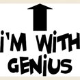 thumbnail image 3 of CafePress - I'm With Genius T Shirt - Men's Classic Graphic T-Shirt, 3 of 4